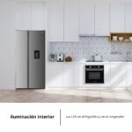 Corbero - Frigorífico Americano | CFSBSH735XWD | 439L | 177x91x59 | No Frost | Motor Inverter Silencioso | Dispensador de Agua y Twist Ice Maker | Inox - Image 9