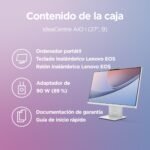 Lenovo IdeaCentre AIO i Gen 9 - Ordenador de Sobremesa 27" FHD (Intel Core i7-13620H, 16 GB RAM, 1 TB SSD, Intel UHD Graphics, Wi-Fi 6, Win11 Home) Incluye Teclado QWERTY Español y Ratón - Gris Nube - Image 12