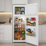 Corberó - Frigorífico 2 Puertas con congelador | CF2PH146W | 206 L | 143 cm |Control Mecánico | Puerta Reversible | Cajón Crisper | Hueveras y Cubiteras | Blanco - Image 3