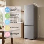 Comfee' 262L Refrigerador Combinado, Low Frost, Acero Inoxidable - Image 2