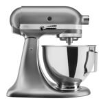 KitchenAid Classic Batidora Amasadora 4.3L, 10 Velocidades con Arranque Suave, Pala, Gancho y Varilla, Acción Planetaria, 59 Puntos de Contacto, Contour Silver - Image 4