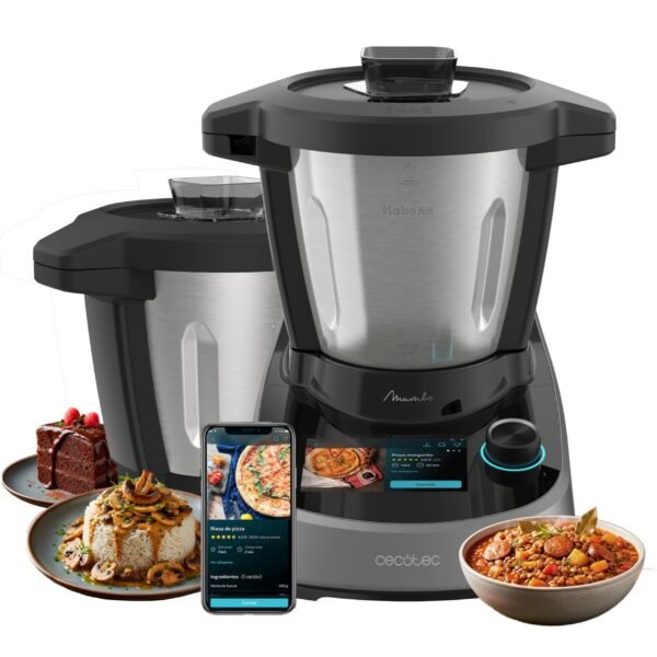 Cecotec Robot de Cocina Multifunción Mambo Touch con Jarra Habana Pro.