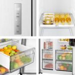 Hisense RS3P558NEIE - Frigorífico Americano Side By Side, 544L, 178.6cm, Interior Renovado, Enfriamiento Rápido, Tecnología Inverter, Alarma de Puerta Abierta, Balconera XXL, Gran Cajón - Image 12