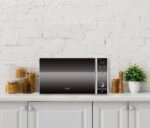 CASO MCG 30 Chef - microondas 3 en 1 de 900W con grill de 1250W y aire caliente de 2200W - Capacidad de 30L - Plato giratorio Ø 31,5 cm - pantalla digital, frontal espejado - acero inoxidable y negro - Image 2