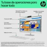 HP All-in-One 27-cr0008ss - Ordenador de sobremesa 27" Full HD con cámara, Teclado y ratón inalámbricos (AMD Ryzen 5 7520U, 16GB RAM, 512GB SSD, AMD Radeon Graphics, sin SO) Blanco - Image 3