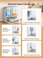 EUREKA J20 Robot Aspirador y Fregasuelos, Succión de 8000Pa, Diseño de Mopa con Secado Automático, Evitación de Obstáculos, Detección de Alfombras, Estación Base Autolimpiable, Control por Voz - Image 4