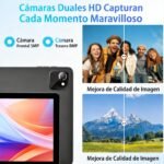UBDXBD Tablet Android 15 de 10,1 Pulgadas con Cargador, 18GB RAM 128GB ROM, Octa-Core T30, Ampliable hasta 1TB, Face ID, WiFi 2.4/5G, Batería 6000mAh, GPS, Cámara Dual, GMS, Gris - Image 6