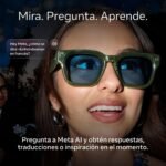 Meta Fury, Classic Black | Gafas con IA para mujeres y hombres — Meta AI, cámara de 12 MP, traducción en tiempo real — Resolución 3K HD — Más de 8 horas de batería — Lentes en marrón degradado - Image 3