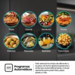 Hisense BIM320G52MG - Microondas integrable, 20L, Fondo 35cm, Autolimpieza Hidrolítica, Programas Automáticos, Cocción Multietapa, Descongelado por Tiempo y Peso, Cristal Negro Mate - Image 5