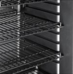 METRO Professional Frigorífico para Bebidas GSC4240B, Nevera Vertical con Puerta de Cristal, 54 x 54.5 x 139.5 cm, Iluminación Led, 6 Estantes Ajustables, con Cerradura, 4-18 °C (237 L, Negro) - Image 5
