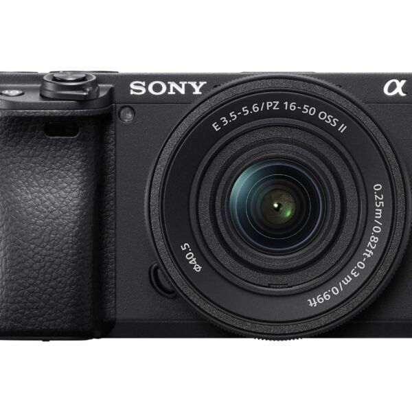 Sony Alpha 6400 cámara mirrorless (APS-C) con objetivo 16-50mm f/3.5-5.6, 24.2MP, grabación en 4K, enfoque automático 0.02s y pantalla inclinable, ideal para creadores de contenido y vlogs