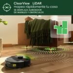 iRobot Roomba 105 Combo y Base AutoEmpty con autovaciado de 75 días, Aspirador y friegasuelos, Clearview LiDAR, 7000Pa,120 mins, SmartScrub, Evita obstáculos,Recarga y reanuda,App, 3 Modos Limpieza_N - Image 7