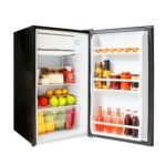 Cecotec Nevera Pequeña Frigorífico Mini Retro 91L 1 Puerta Bolero Coolmarket TT Origin 90 Black E. Frigorífico Sobremesa, 83cm de Alto y 47cm de Ancho, Bajo Consumo, Temperatura Regulable - Image 3