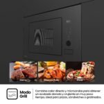Hisense BIM320G52MG - Microondas integrable, 20L, Fondo 35cm, Autolimpieza Hidrolítica, Programas Automáticos, Cocción Multietapa, Descongelado por Tiempo y Peso, Cristal Negro Mate - Image 8
