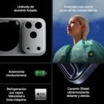 Apple iPhone 17 Pro de 256 GB: Pantalla de 6,3 Pulgadas con Promotion hasta 120 Hz, Chip A19 Pro, autonomía revolucionaria, Sistema de cámaras Pro Fusion con cámara Frontal Center Stage; Azul Intenso - Image 4