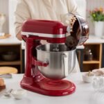 KitchenAid Batidora Amasadora Heavy Duty 6.6L, Engranajes Todo Metal, 11 Velocidades, Arranque Suave, Corte por Sobrecalentamiento, Bol 3 Puntos, Rojo Empire - Image 3