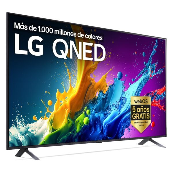 LG 86QNED80T6A 86", 4K QNED, Smart TV, HDR10, WebOS24, Serie 80, Procesador Potente e Inteligente, Dolby Digital Plus, Alexa/Google Assistant, Negro