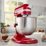 KitchenAid Batidora Amasadora Heavy Duty 6.6L, Engranajes Todo Metal, 11 Velocidades, Arranque Suave, Corte por Sobrecalentamiento, Bol 3 Puntos, Rojo Empire - Image 2