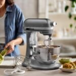 KitchenAid Batidora Amasadora Bowl-Lift 5.2L Heavy Duty, Cuerpo y Engranajes Metálicos, 11 Velocidades, Flex Edge, 67 Puntos de Contacto, Contour Silver - Image 2