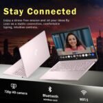 HP Stream 14" HD Laptop, Intel Processor N150, 16GB RAM, 288GB Storage(128GB UFS+160GB Docking Station Set), Intel Graphics, Webcam, Wi-Fi 6, 1 Year Office 365, Copilot, Fast Charge, Win 11, Pink - Image 6