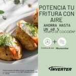 Panasonic NN-CD58RSEPG Horno Microondas Combinado 4en1 de 27 L con Freidora De Aire, Inverter 1000W, Grill 1300W, Convección, Airfryer, 19 Programas Automáticos, selector giratorio, Acero inoxidable - Image 6