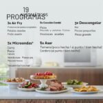 Panasonic NN-CD58RSEPG Horno Microondas Combinado 4en1 de 27 L con Freidora De Aire, Inverter 1000W, Grill 1300W, Convección, Airfryer, 19 Programas Automáticos, selector giratorio, Acero inoxidable - Image 7