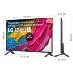 LG 43QNED80A6A Smart TV 43" 4K QNED, Procesador α7 4K Gen6, HDR10 Pro, webOS, ThinQ AI, WiFi, Bluetooth, Color Negro - Image 2