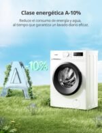 COMFEE' Lavadora 7kg Ultradelgado 40cm Clase A-10% 1200RPM CFP01EW70W - Image 4